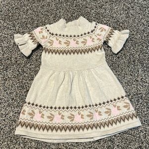 Adorable Janie & Jack 12-18m sweater dress